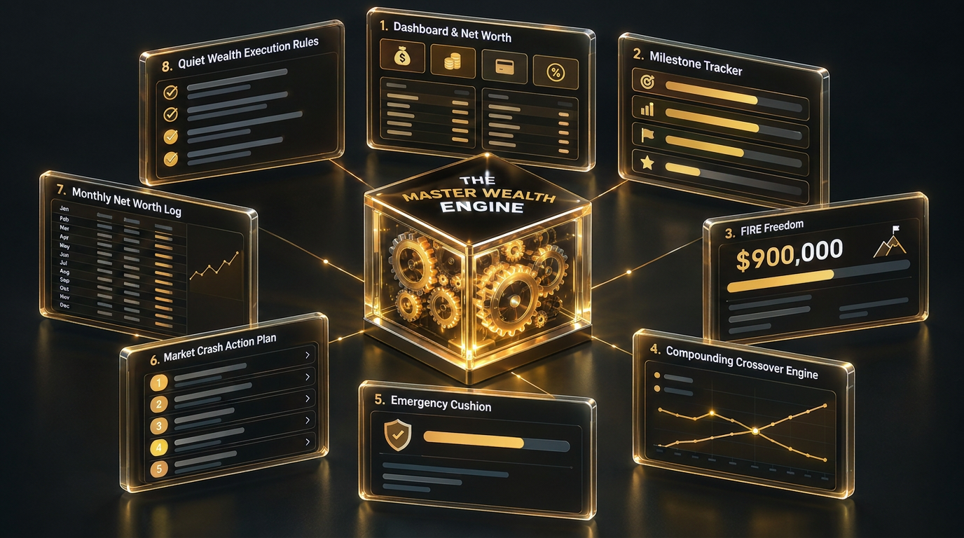 The 8 tabs of the Master Wealth OS